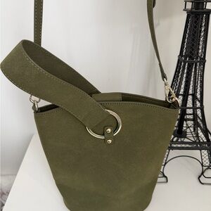 Who What Wear Forest Green Shoulder Bag